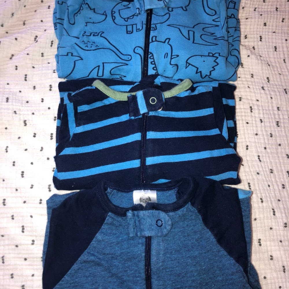 Gerber newborn sleep and play - zippered X3